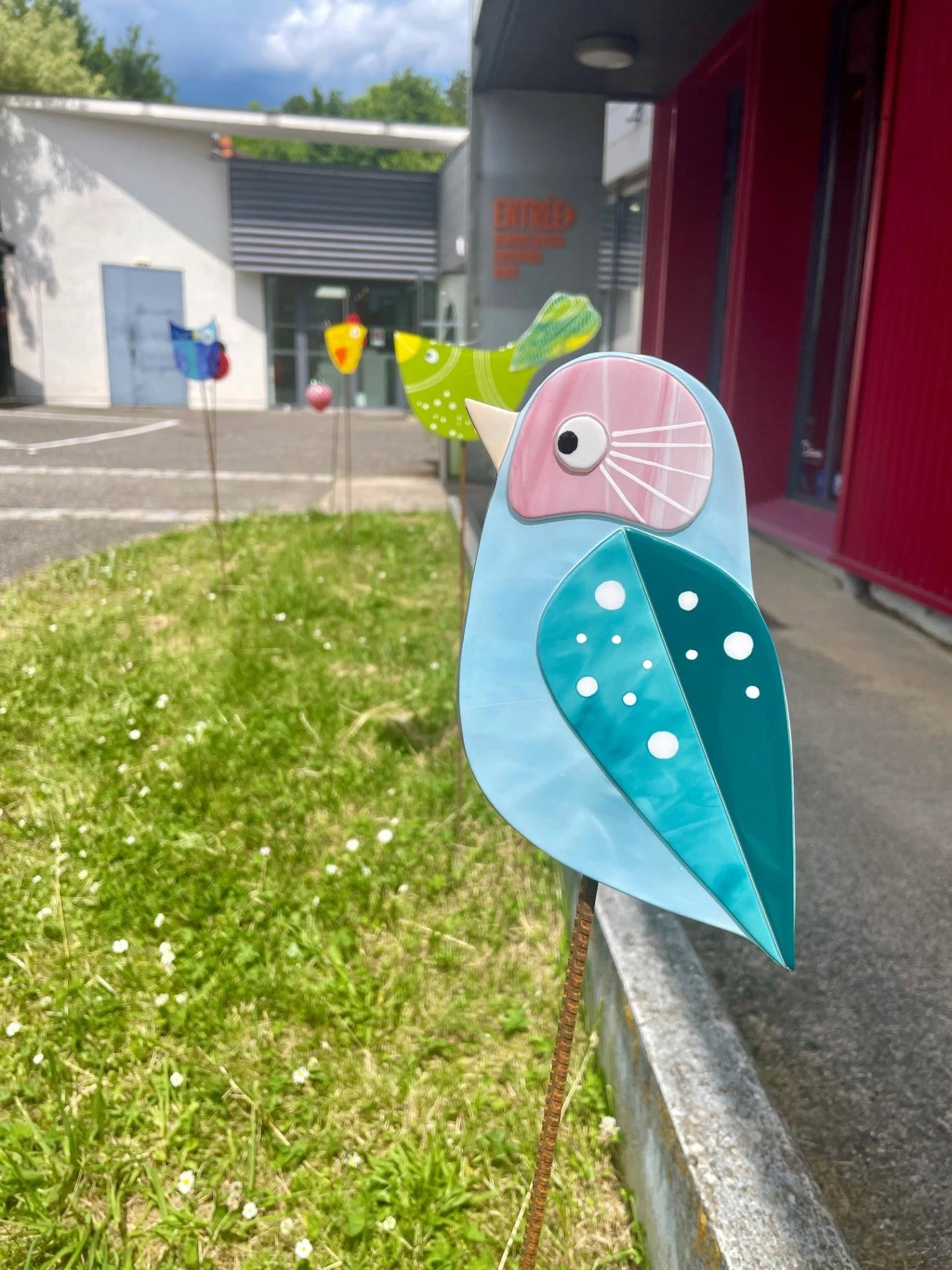 Decoration jardin oiseau